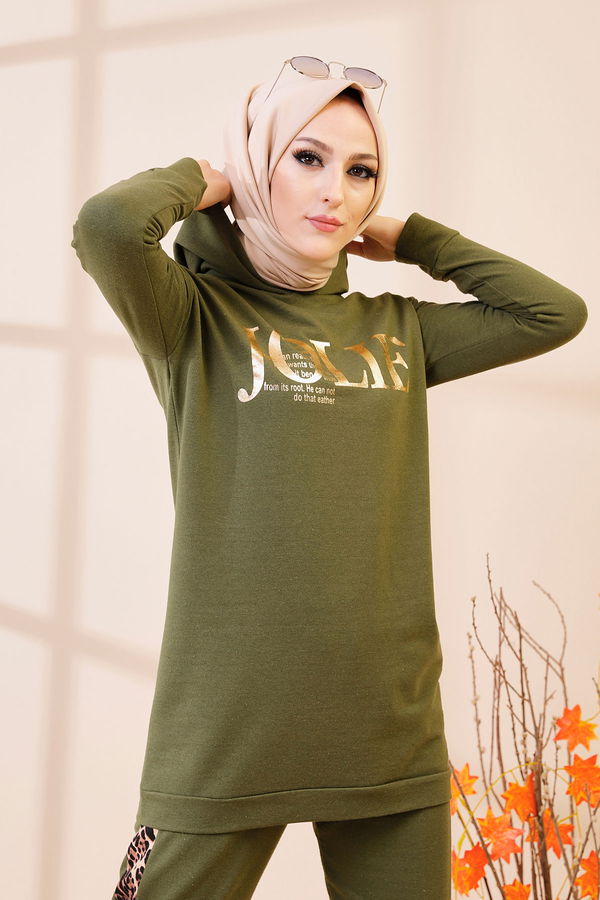 Tunık + Pantolon Haki - 8328