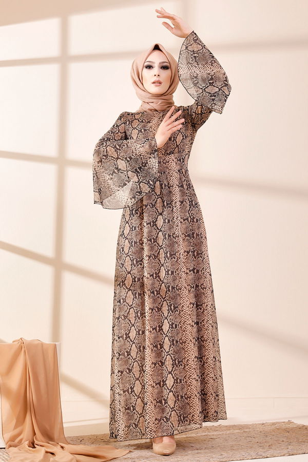 1058 SIFON ELBISE Siyah - 1058 SİYAH