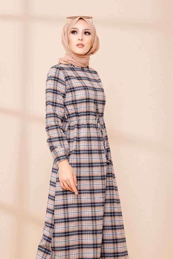 EKOSE ELBISE Lacivert - 3297 LACİVERT