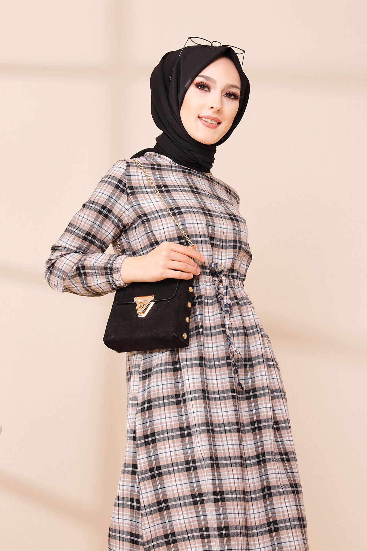 EKOSE ELBISE Lila - 3297 LİLA