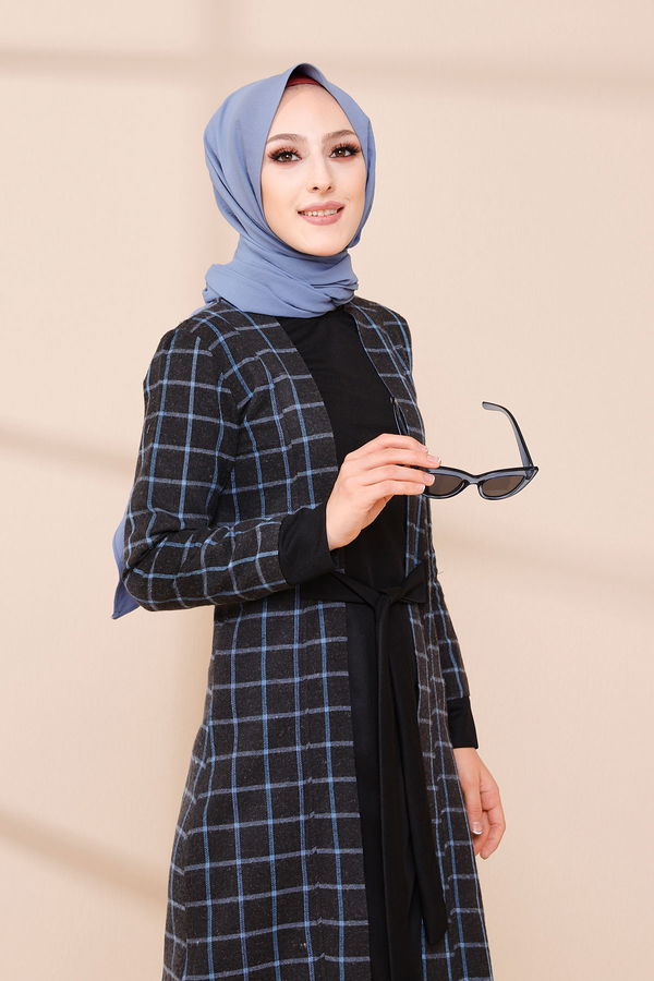 9093 ELBİSE Mavi - 9093