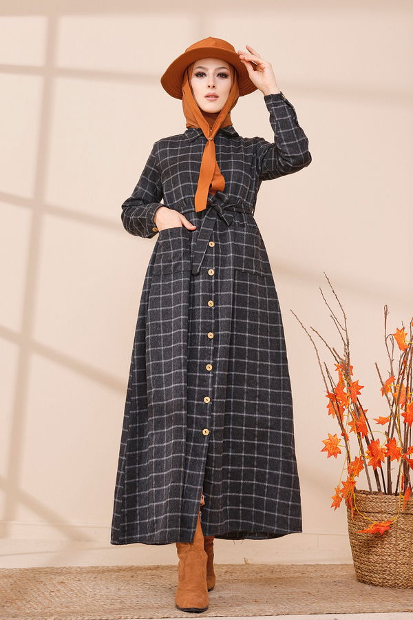 Elbise Antrasit - 3301 ANTRASİT
