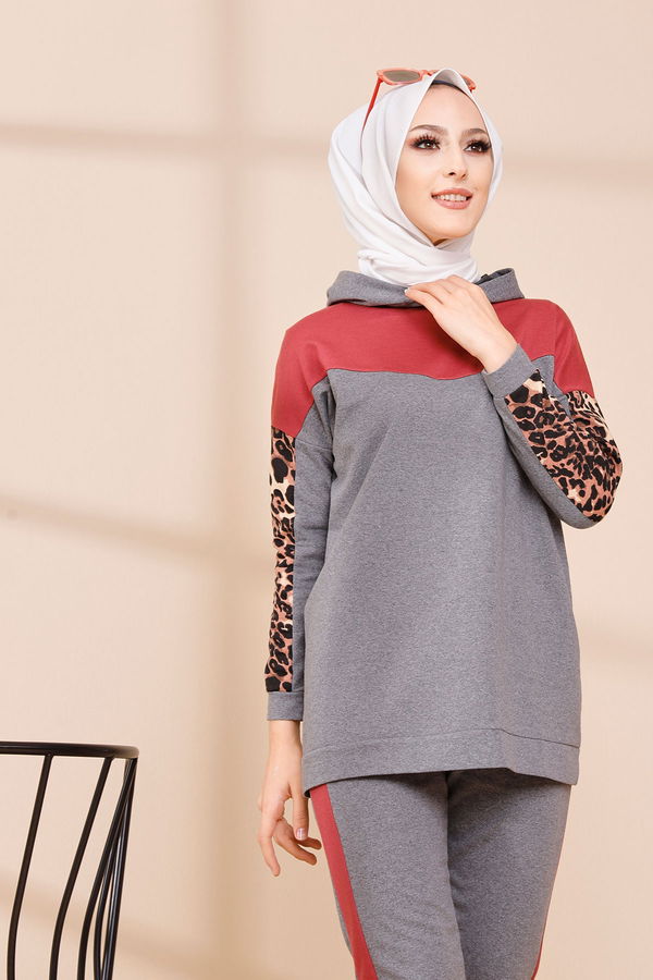 TUNIK PANTOLON Gri - 3095 GRİ