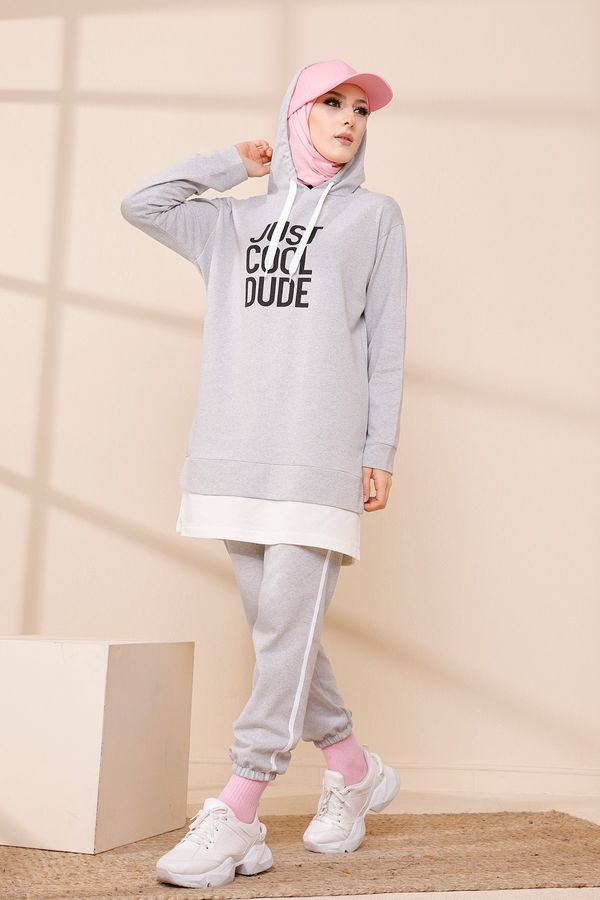 TUNIK PANTOLON Gri - 3413 GRİ