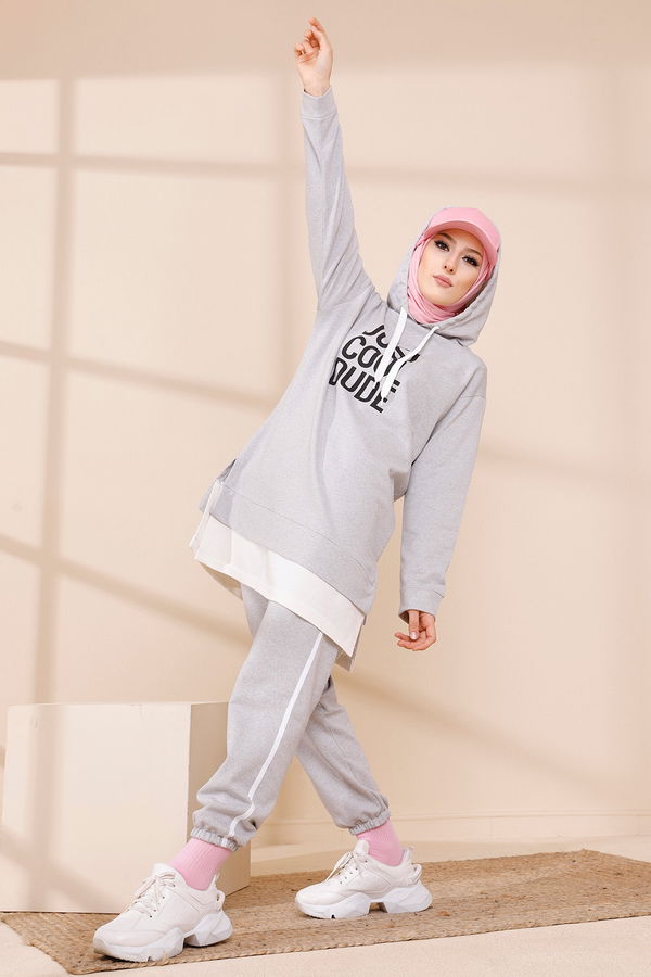 TUNIK PANTOLON Gri - 3413 GRİ