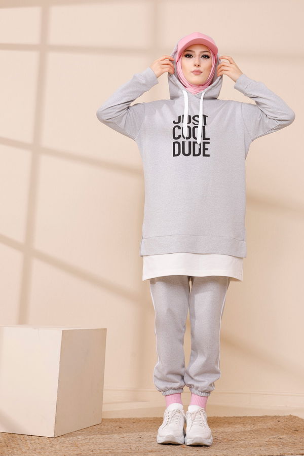 TUNIK PANTOLON Gri - 3413 GRİ
