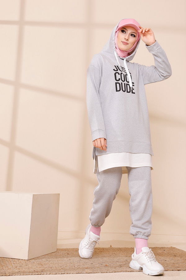 TUNIK PANTOLON Gri - 3413 GRİ