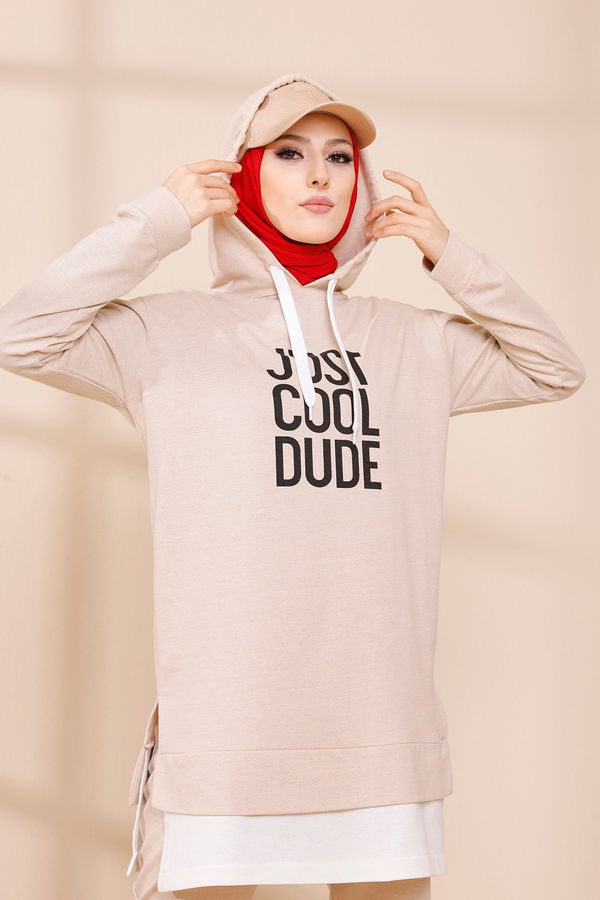 TUNIK PANTOLON Bej - 3413 BEJ