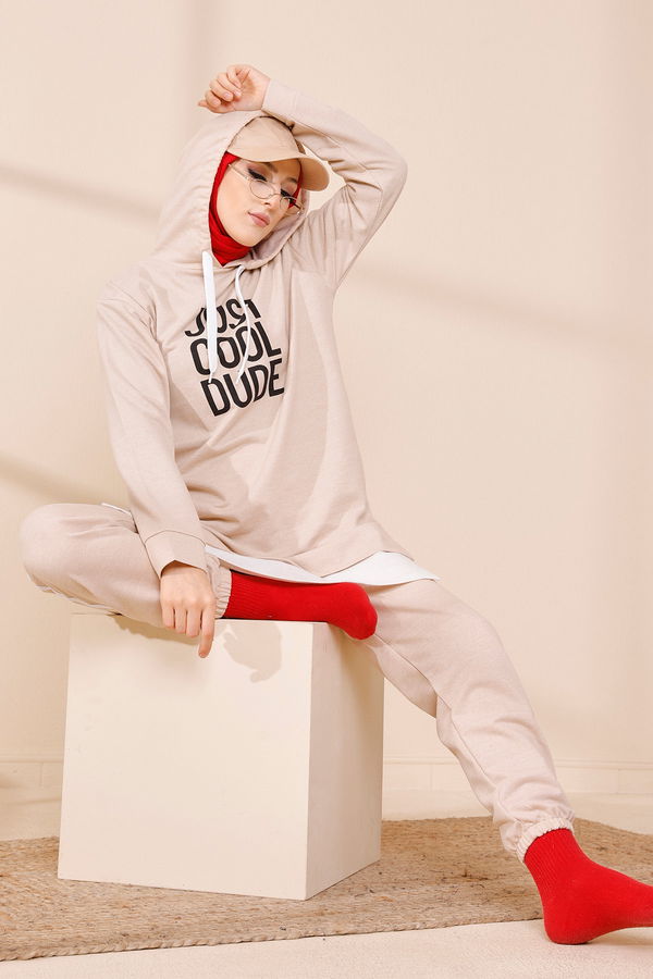 TUNIK PANTOLON Bej - 3413 BEJ