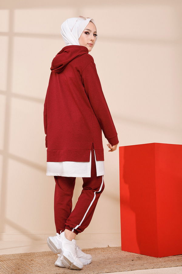 TUNIK PANTOLON Bordo - 3413 BORDO