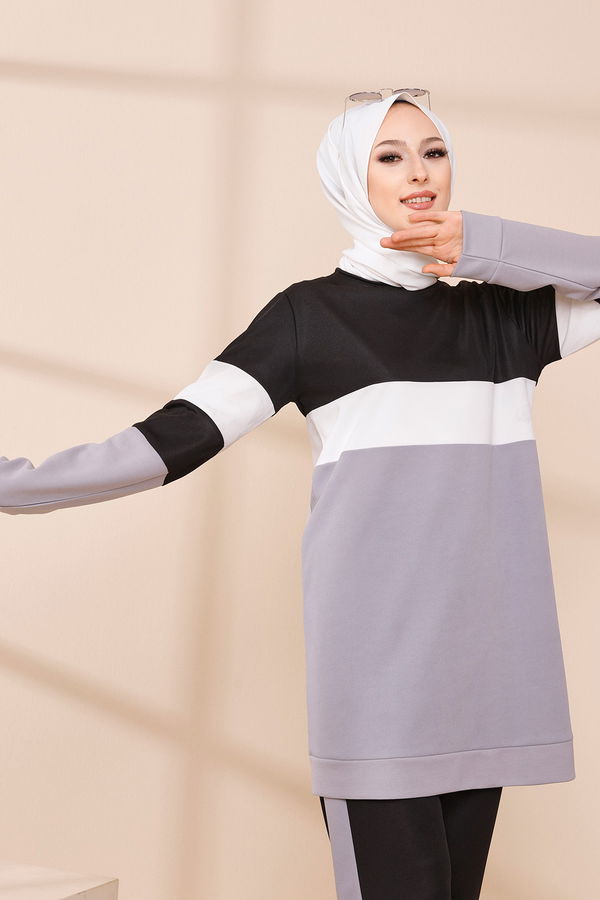 TUNIK PANTOLON Gri - 6570