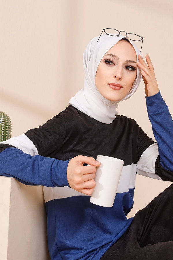 TUNIK PANTOLON Mavi - 6570