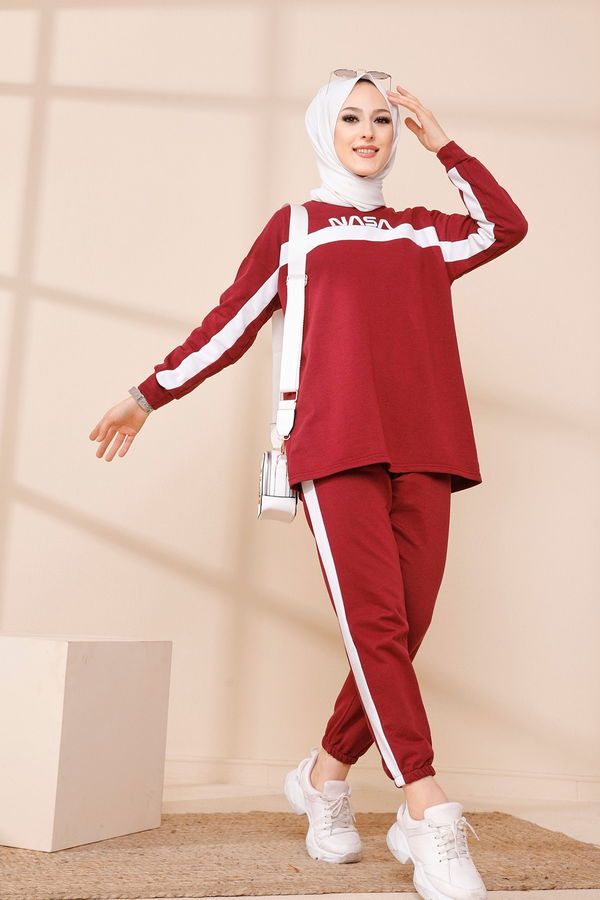 TUNIK PANTOLON Bordo - 8412