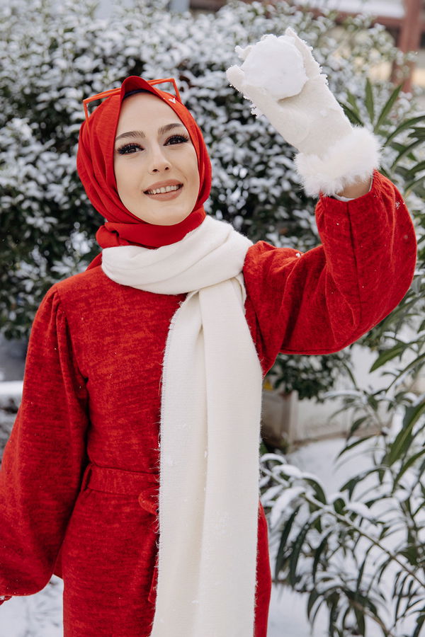 ELBISE Kırmızı - 3457 Kırmızı