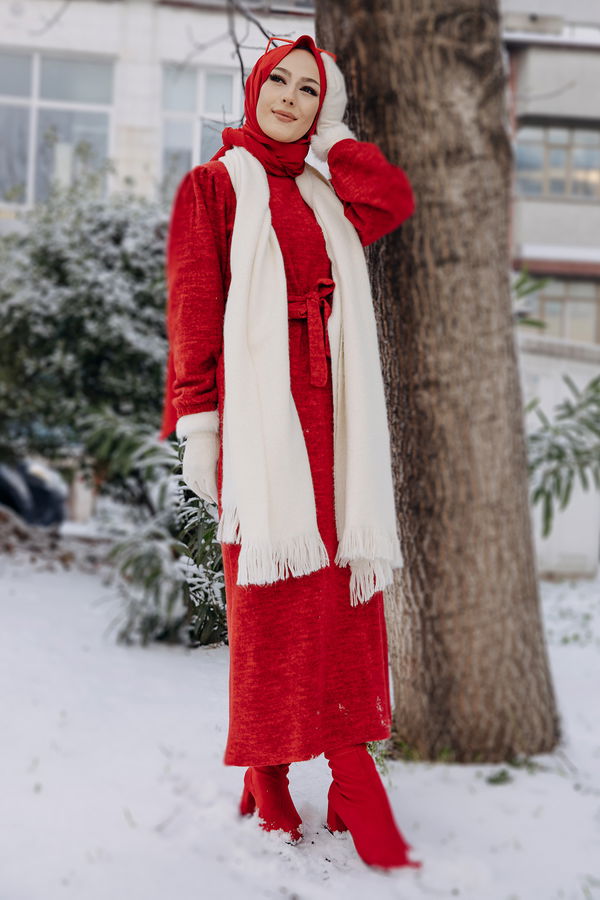 ELBISE Kırmızı - 3457 Kırmızı