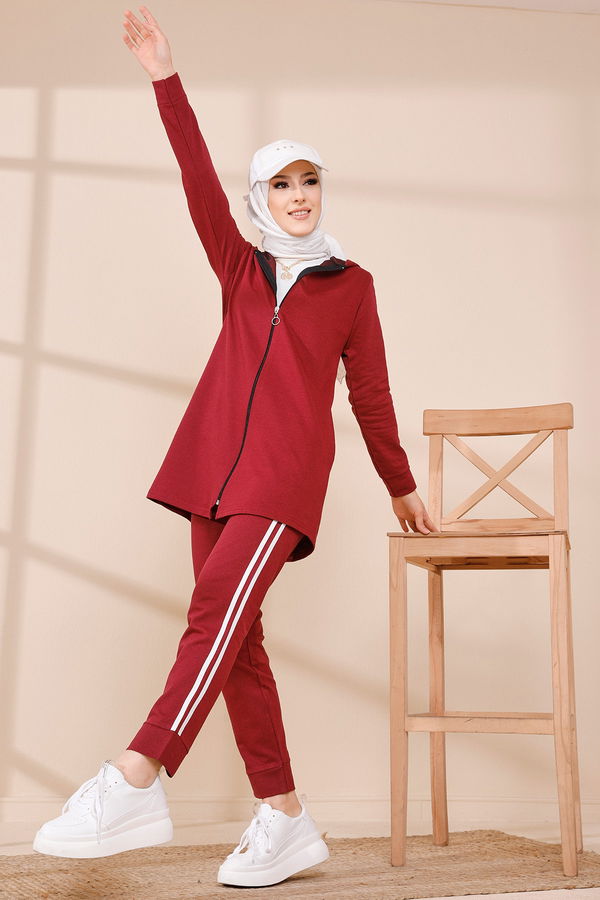 TUNIK PANTOLON Bordo - 4126