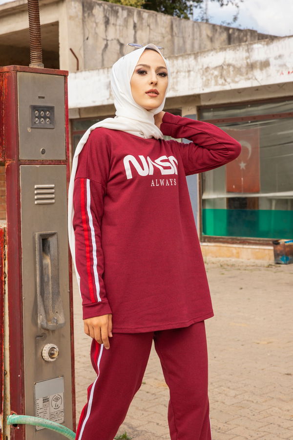 TUNIK PANTOLON Bordo - 4188