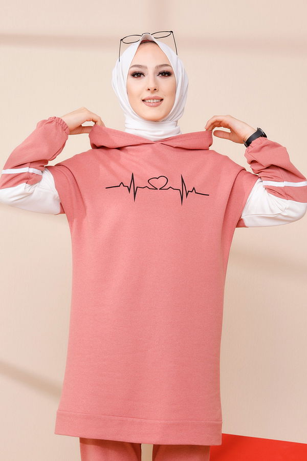 Tunık Pantolon Pembe - 3473