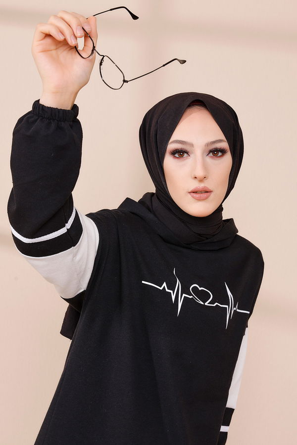 Tunık Pantolon Siyah - 3473
