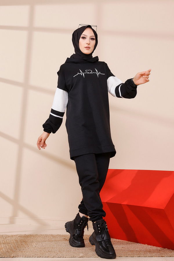 Tunık Pantolon Siyah - 3473