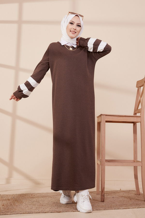 ELBISE Kahverengi - 4134 KAHVERENGİ