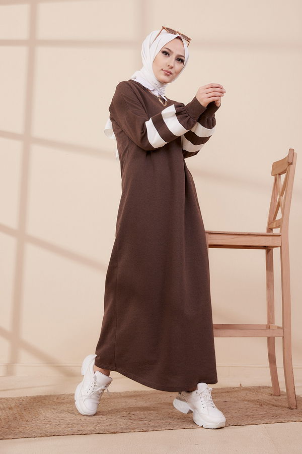 ELBISE Kahverengi - 4134 KAHVERENGİ