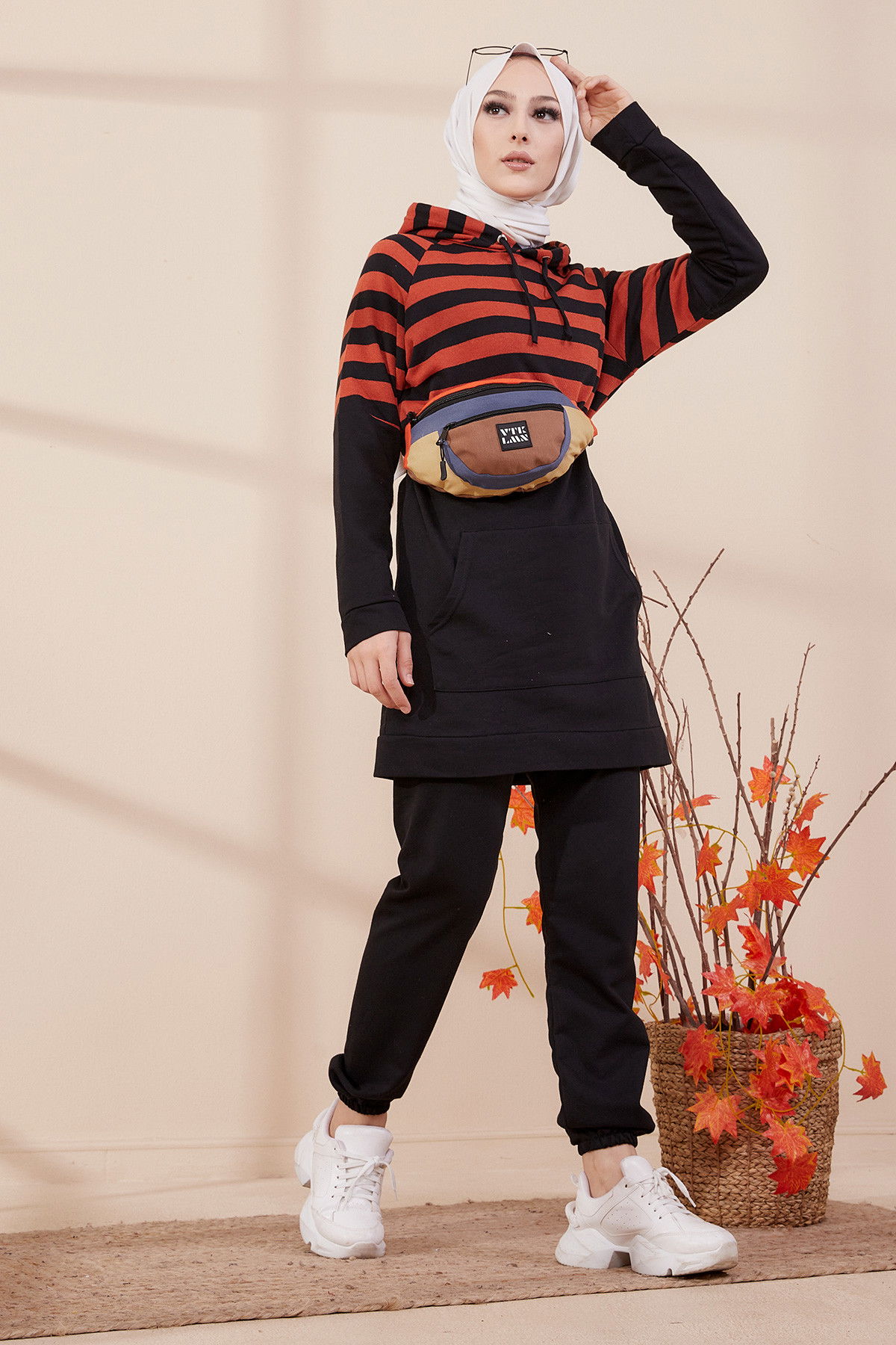 TUNIK PANTOLON Kiremit - 3482 KİREMİT
