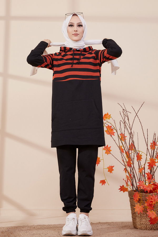 TUNIK PANTOLON Kiremit - 3482 KİREMİT
