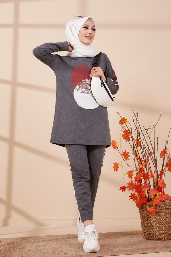 TUNIK PANTOLON Gri - 4139