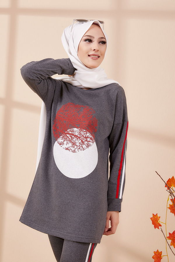 TUNIK PANTOLON Gri - 4139
