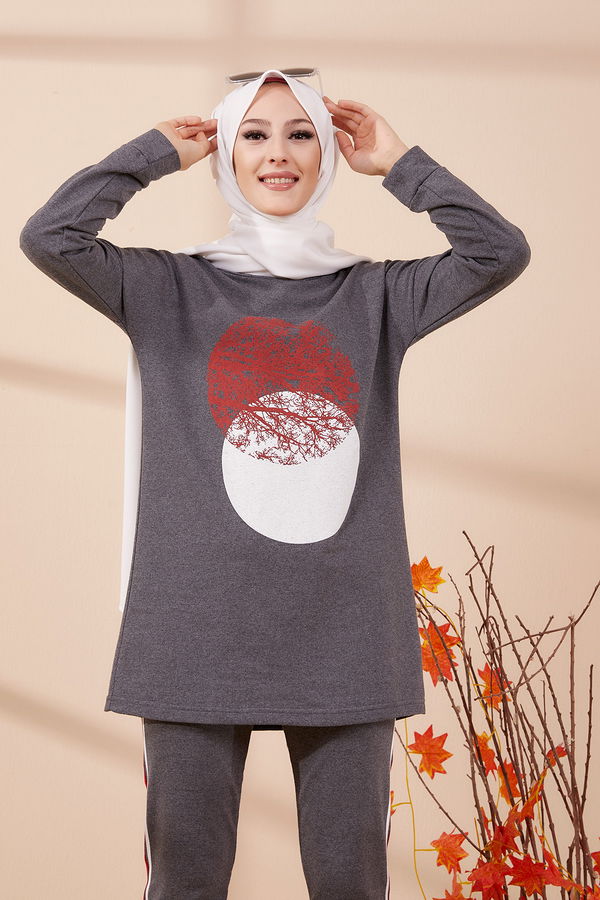 TUNIK PANTOLON Gri - 4139