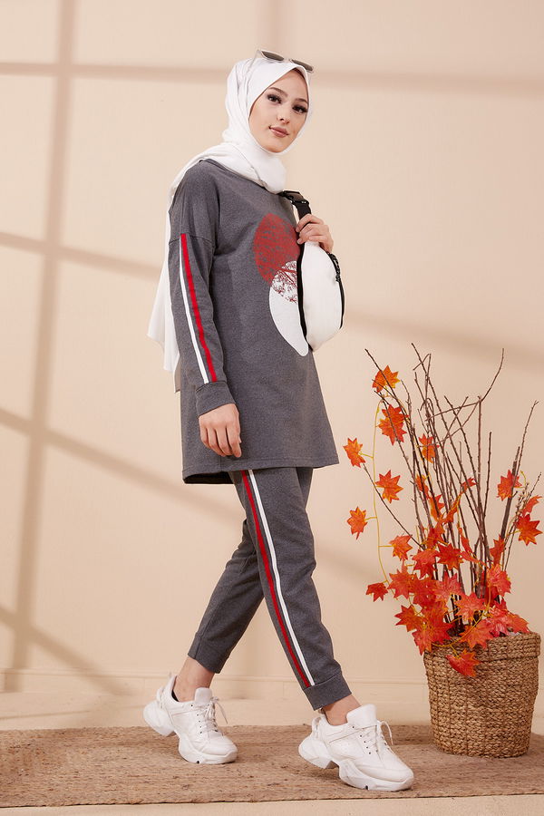 TUNIK PANTOLON Gri - 4139