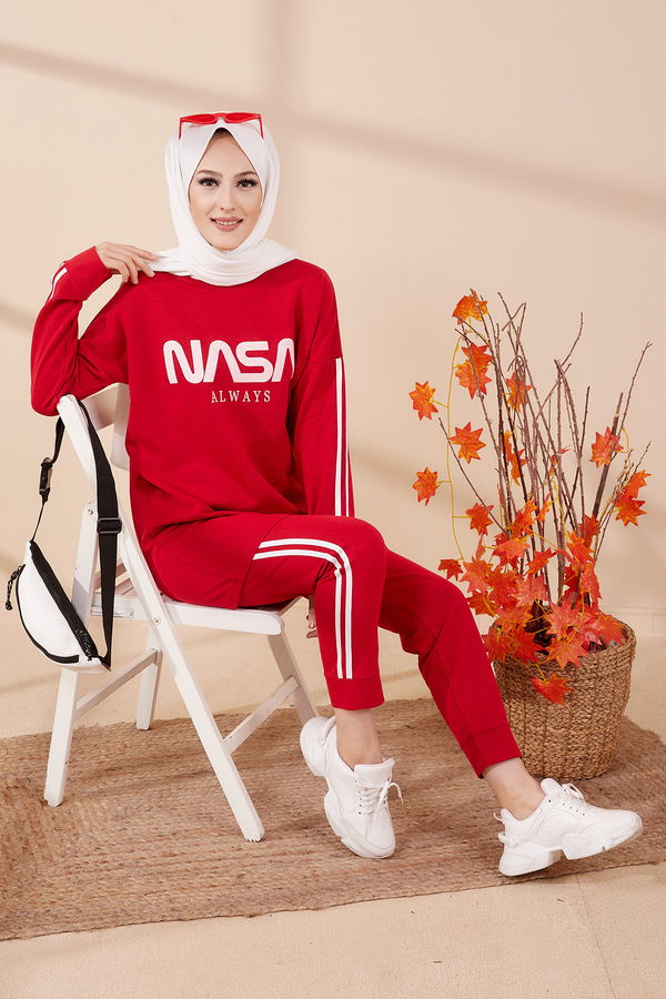 TUNIK PANTOLON Kırmızı - 4141