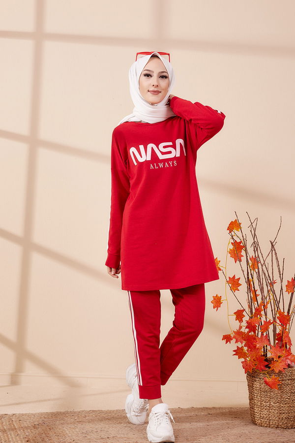 TUNIK PANTOLON Kırmızı - 4141