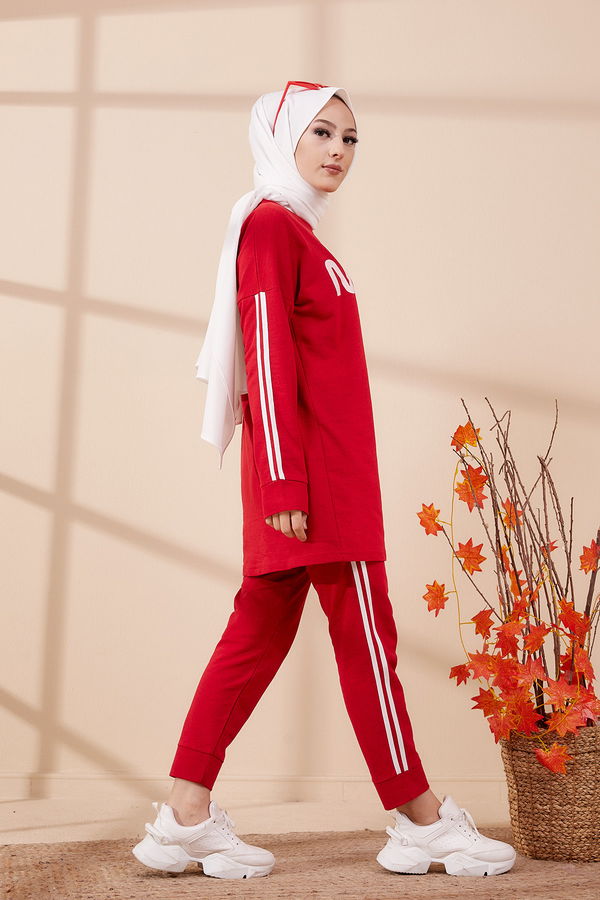 TUNIK PANTOLON Kırmızı - 4141