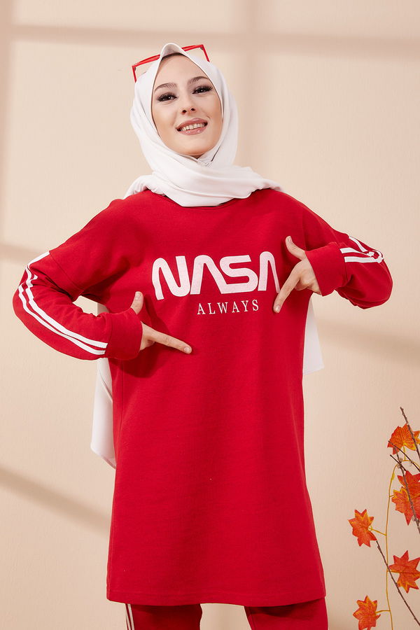 TUNIK PANTOLON Kırmızı - 4141