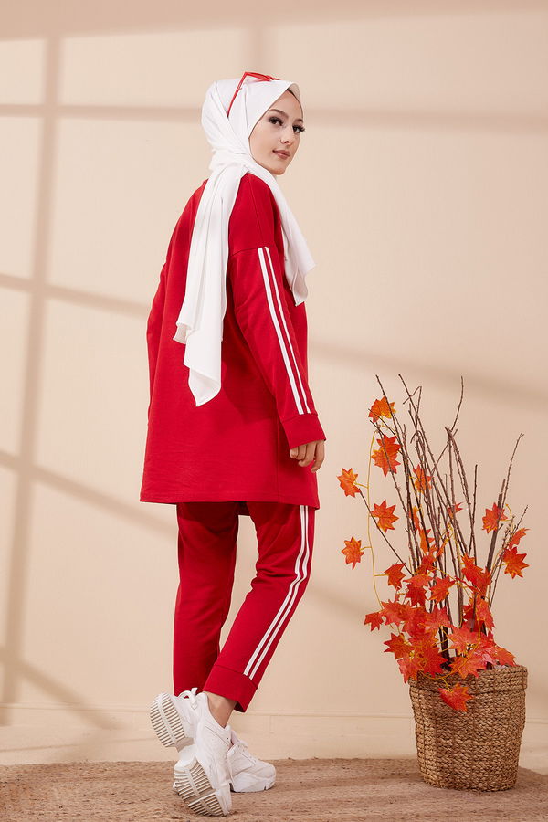 TUNIK PANTOLON Kırmızı - 4141