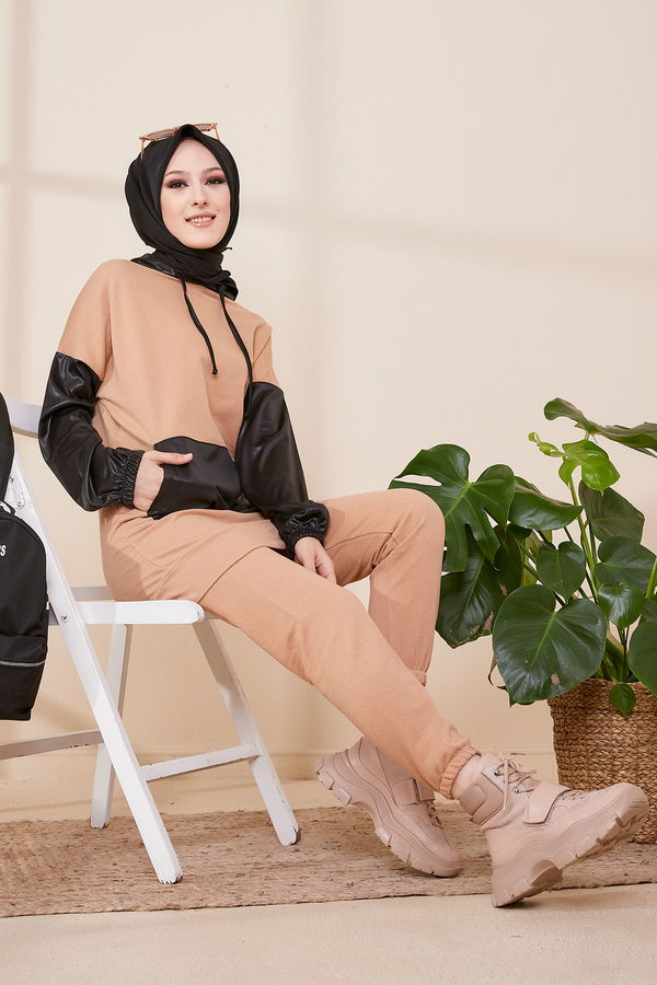 Tunık Pantolon Taba - 3472 TABA