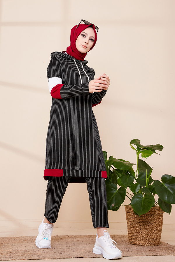 TUNIK PANTOLON Bordo - 3486