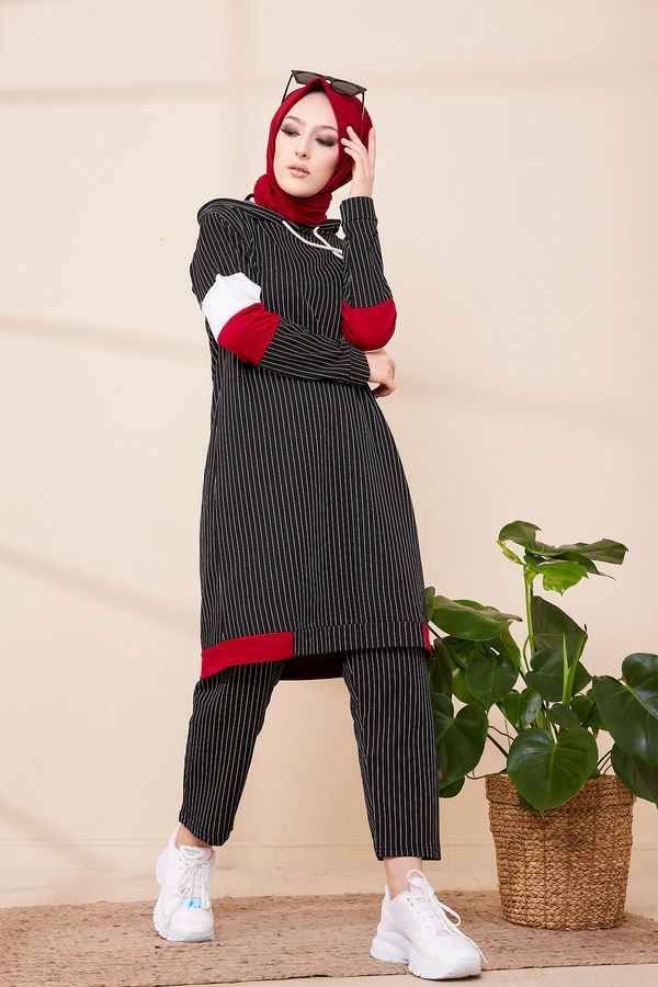 TUNIK PANTOLON Bordo - 3486
