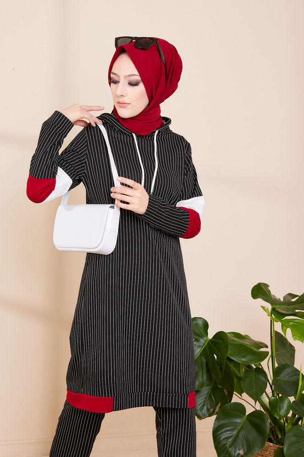 TUNIK PANTOLON Bordo - 3486
