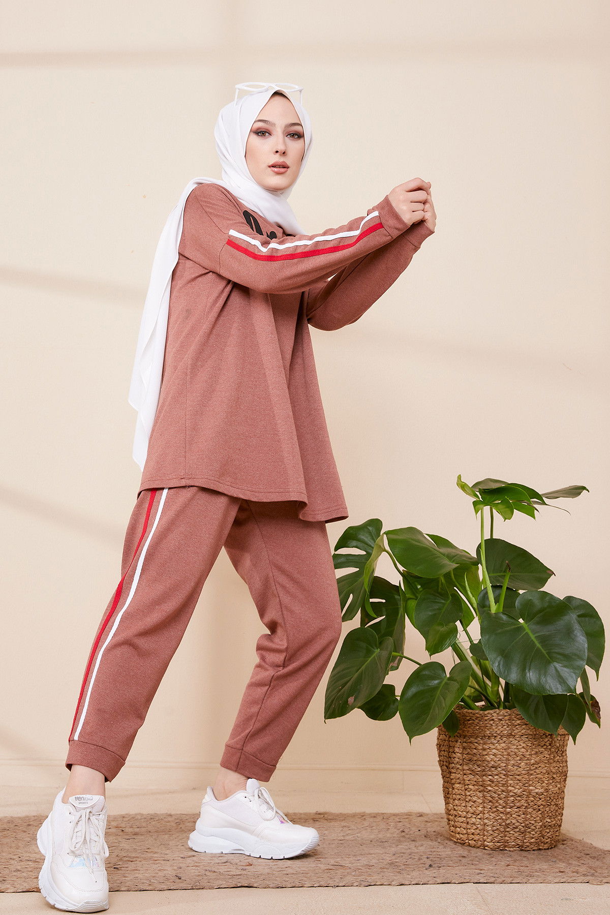 TUNIK PANTOLON Kiremit - 4141 KİREMİT
