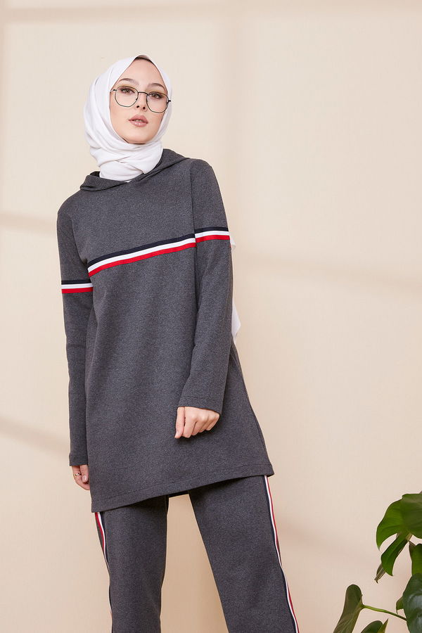 Tunık Pantolon Antrasit - 2796