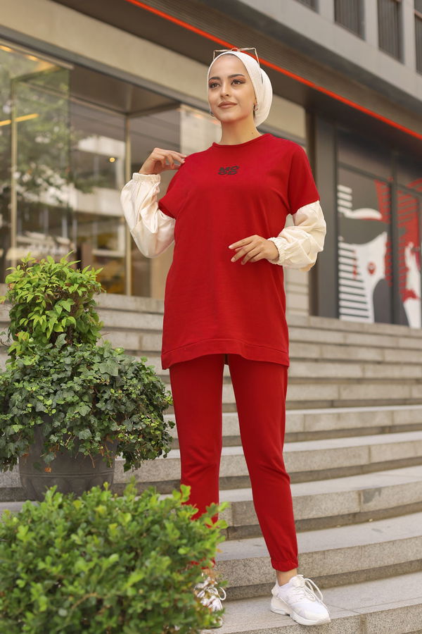 TUNIK PANTOLON Bordo - 3087