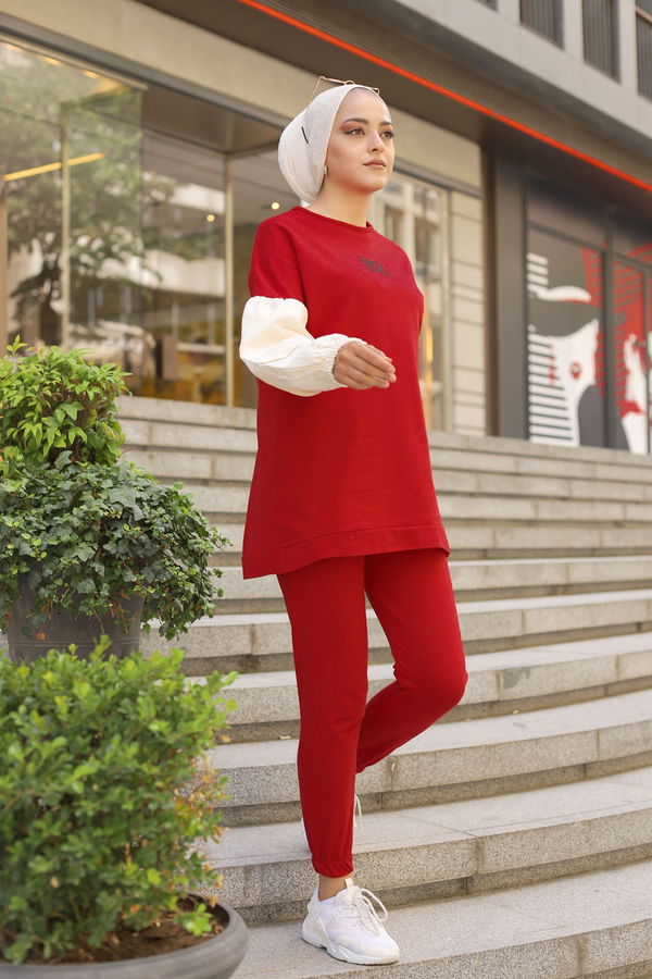 TUNIK PANTOLON Bordo - 3087