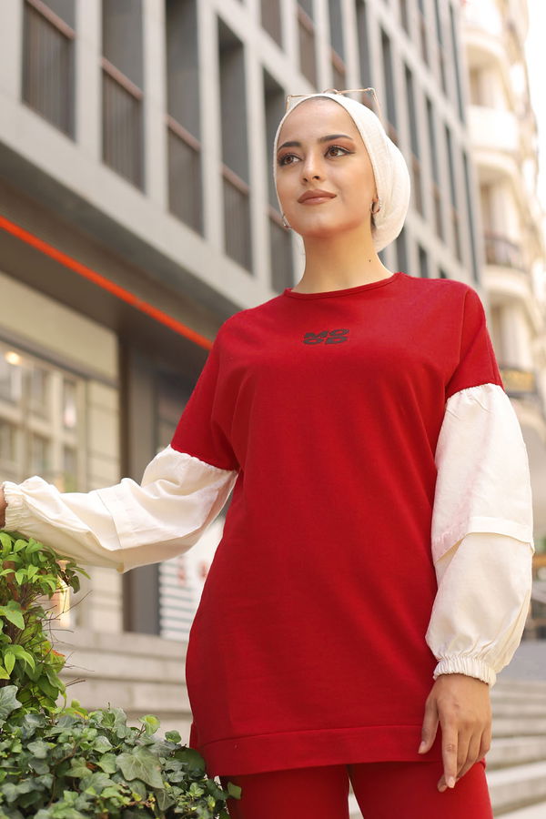 TUNIK PANTOLON Bordo - 3087