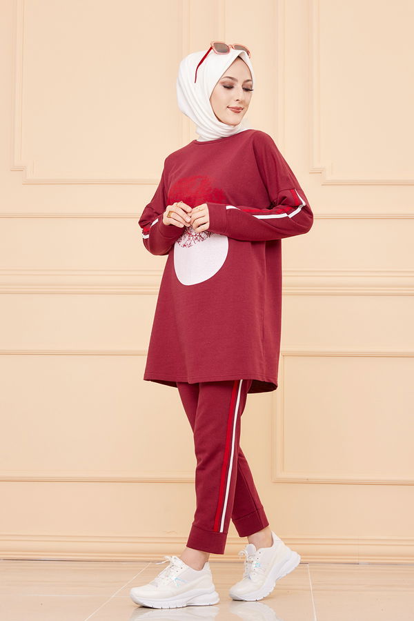 TUNIK PANTOLON Bordo - 4189