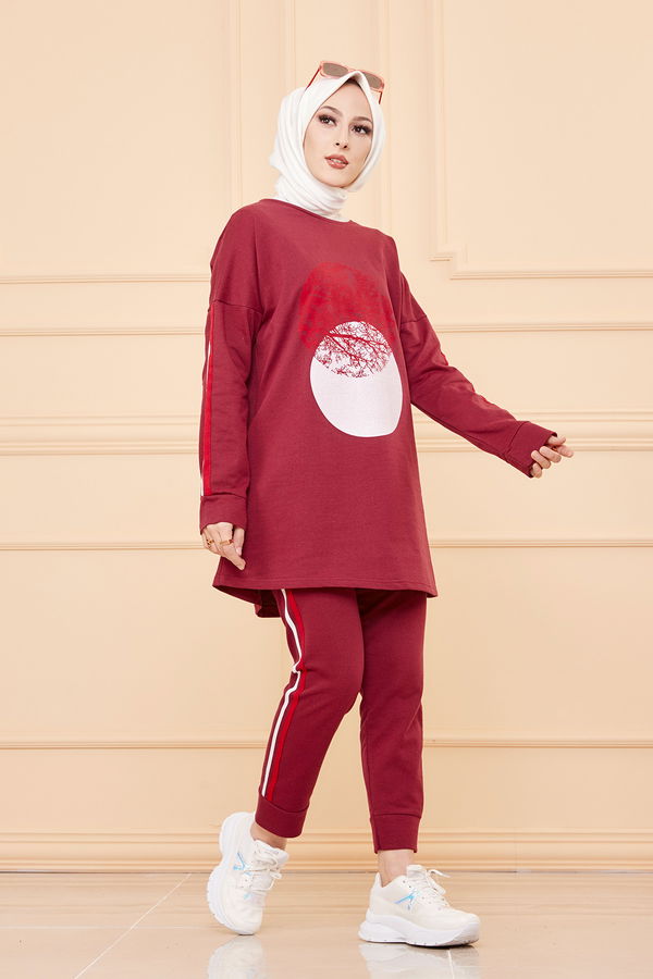 TUNIK PANTOLON Bordo - 4189