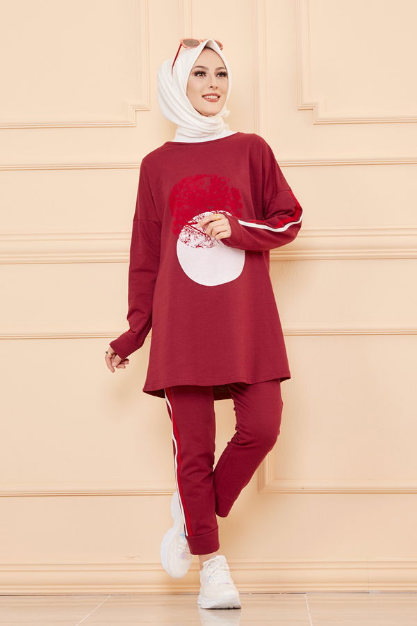 TUNIK PANTOLON Bordo - 4189