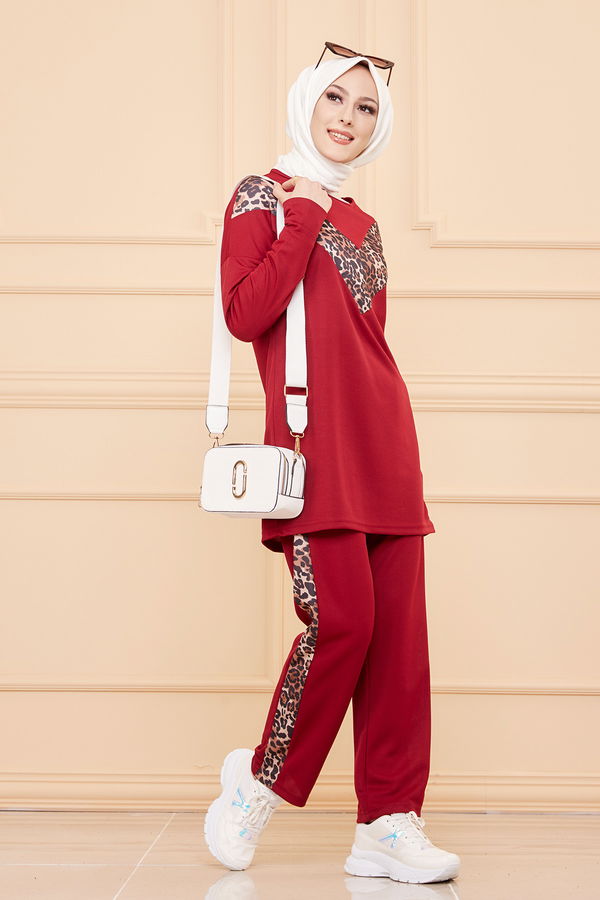 TUNIK PANTOLON Bordo - 6997 BORDO